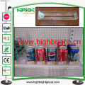 Retail Automatic Acrylic Merchandiser Shelf Pusher